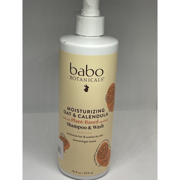 Other - babo Botanicals Moisturizing Oat‎ & Calendula, Shampoo & Wash, 16 fl oz